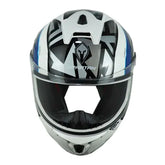 Casco Spartan Draken S Jolly Negro Blanco Azul
